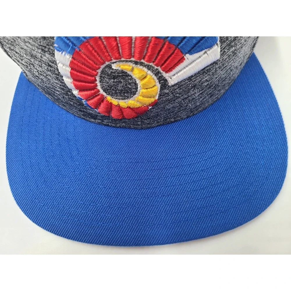 Colorado State‎ University Rams State Flag Zephyr Snapback Hat Cap NCAA Heather